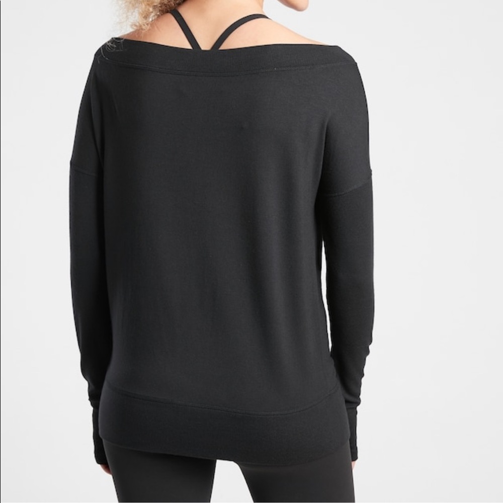 Athleta studio barre sweatshirt Small TALL